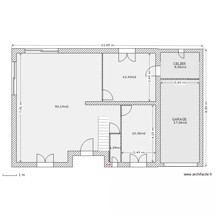 ARPEGE 1385. Plan de 