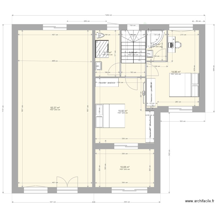 maisons 2 et 3. Plan de 0 pièce et 0 m2