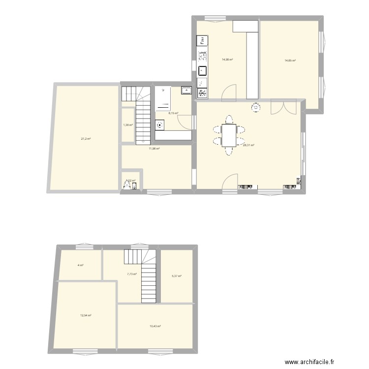 Maison 2. Plan de 0 pièce et 0 m2