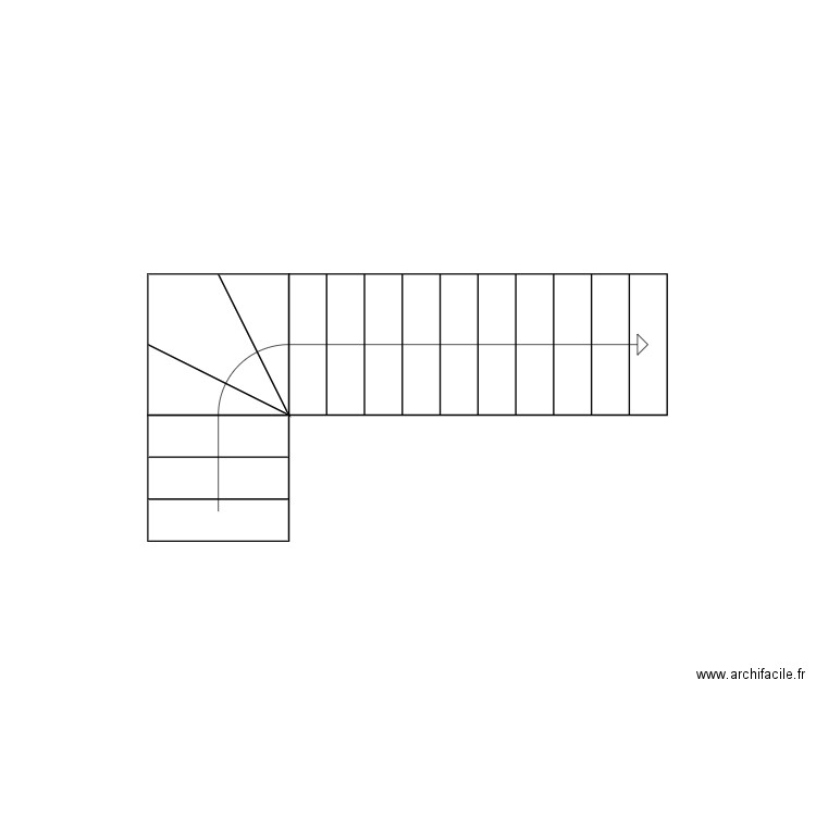 escalier gite. Plan de 0 pièce et 0 m2