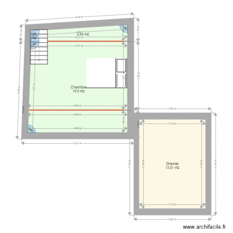 Plan. Plan de 0 pièce et 0 m2