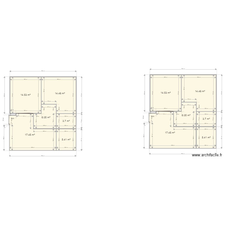 Projet Therese Marie etage. Plan de 0 pièce et 0 m2