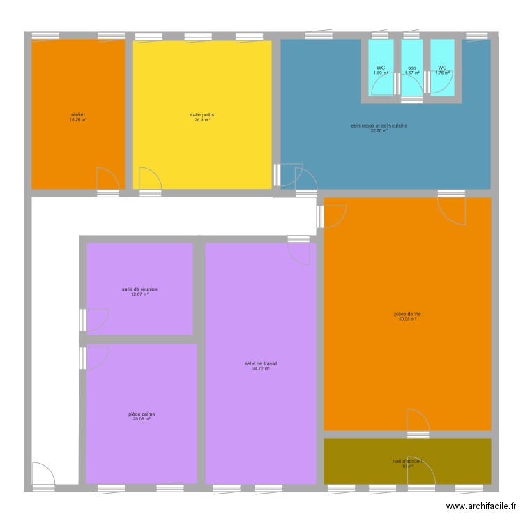 EDT version 1. Plan de 0 pièce et 0 m2