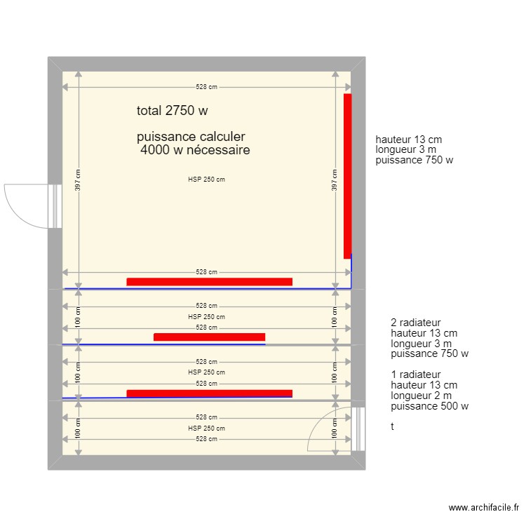 LEFEVRE . Plan de 4 pièces et 37 m2