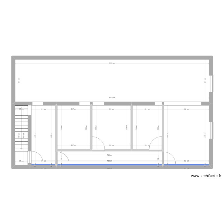 plan semi brut. Plan de 0 pièce et 0 m2