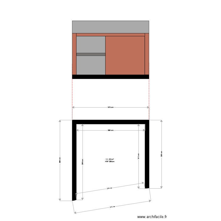 Barbecue Galy. Plan de 0 pièce et 0 m2