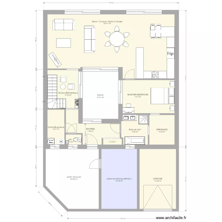 utilisation RDC SANS JARDIN. Plan de utilisation RDC SANS JARDIN. Plan de