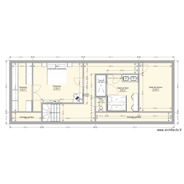 Plan étage 4. Plan de 0 pièce et 0 m2