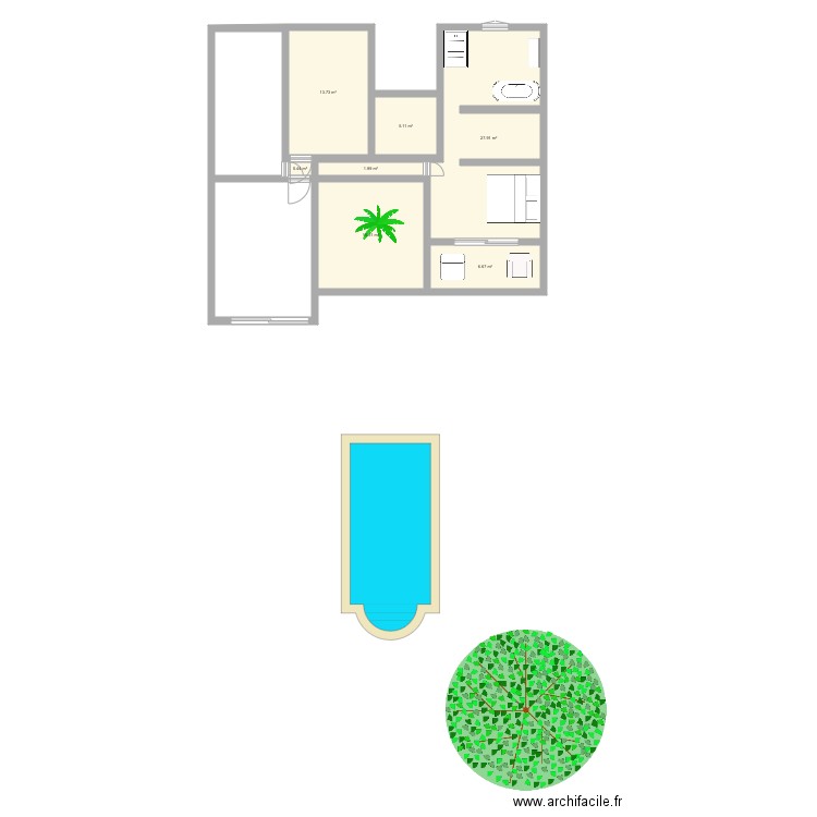 Maison Etage V2. Plan de 0 pièce et 0 m2