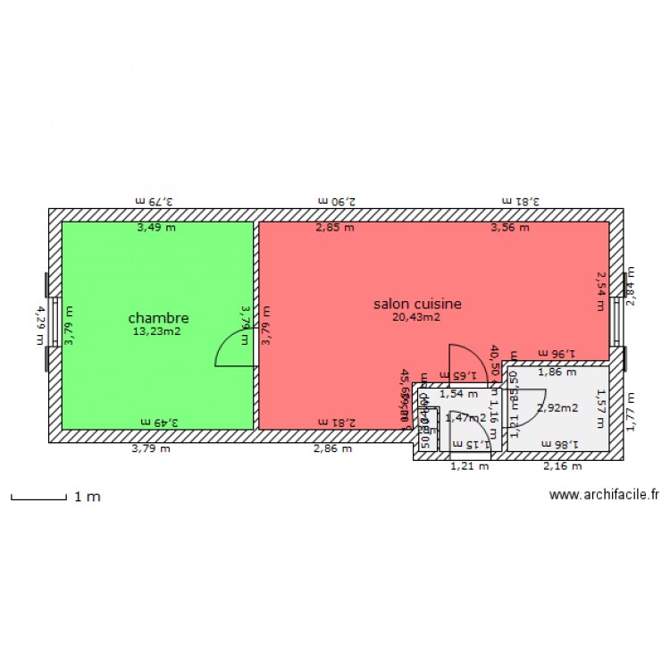 Plan. Plan de 0 pièce et 0 m2