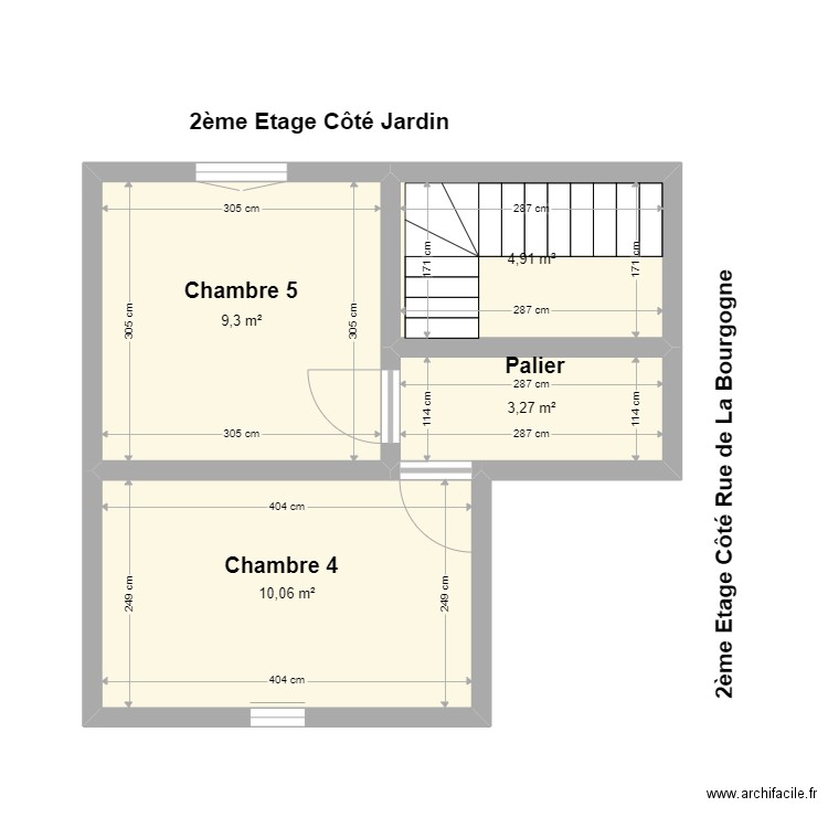 PINASA - 2ème Etage. Plan de 4 pièces et 28 m2