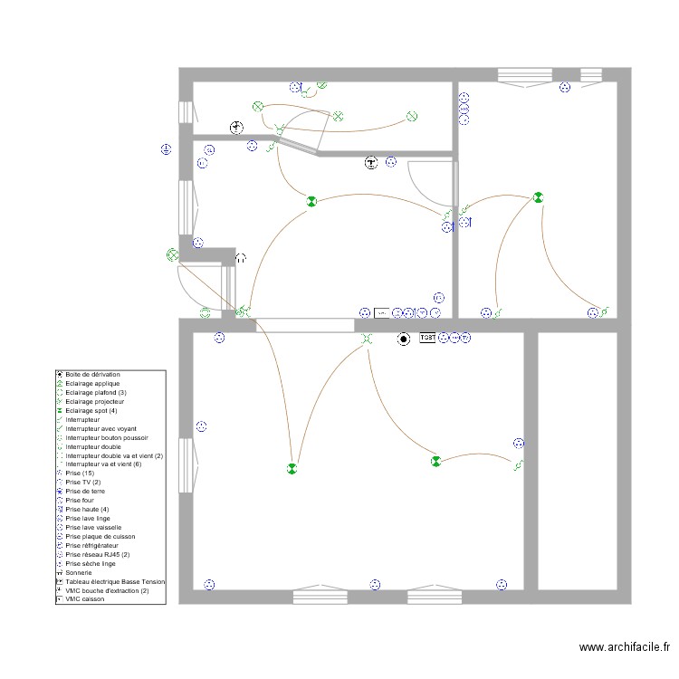 chanel jean marc éclairage. Plan de 0 pièce et 0 m2