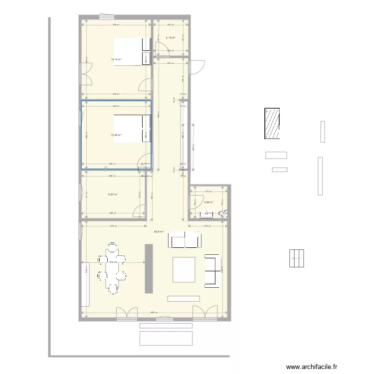 Appartement Chateau d Oex apr&egrave;s. Plan de 