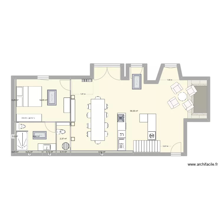 Yssingeaux Den Dulk M. RdC Proposition #7. Plan de 