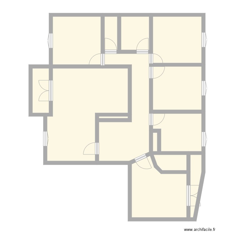 plan maison 20. Plan de 14 pièces et 106 m2