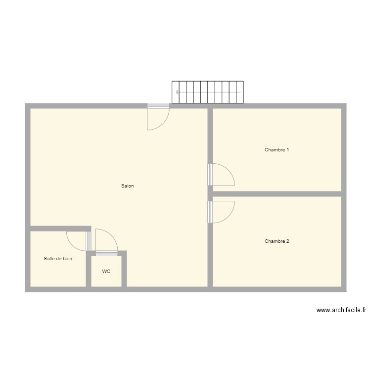 Croquis WARNIER Etage. Plan de 0 pièce et 0 m2