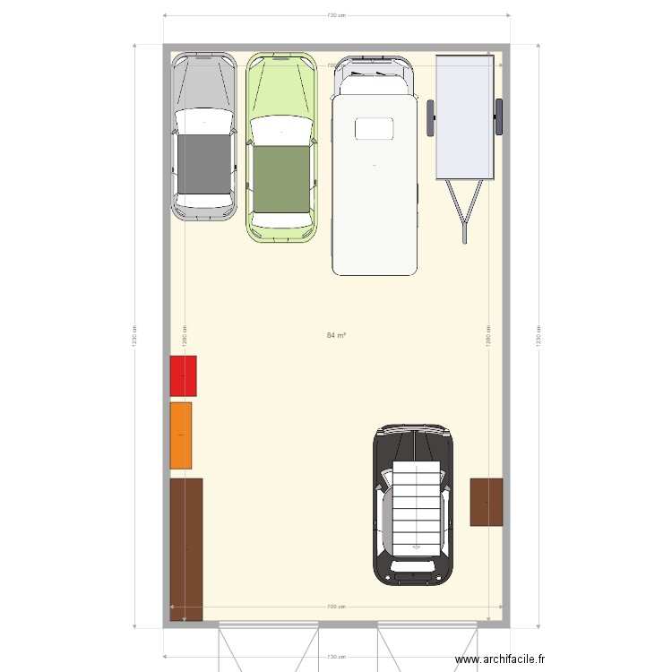 garage N 3. Plan de 0 pièce et 0 m2