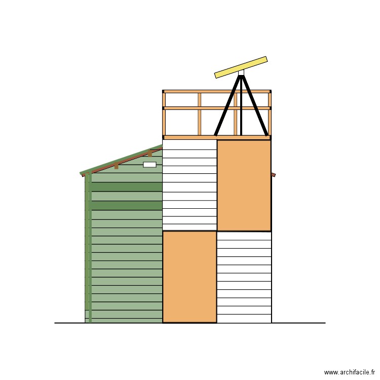 Garage façade04. Plan de 0 pièce et 0 m2