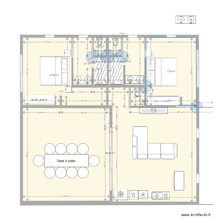 maisonfinalfinal. Plan de 7 pièces et 110 m2