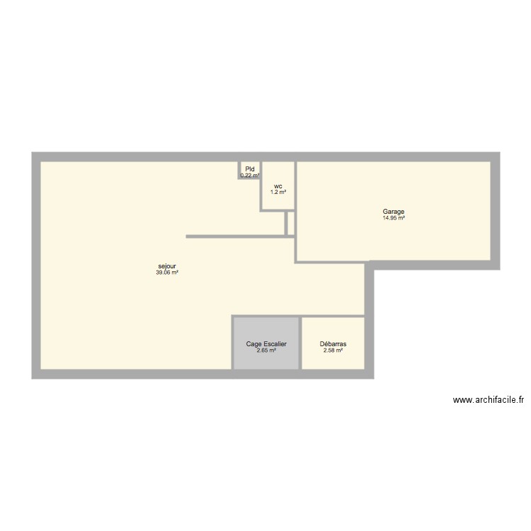 Montpell rdv modifié. Plan de 0 pièce et 0 m2