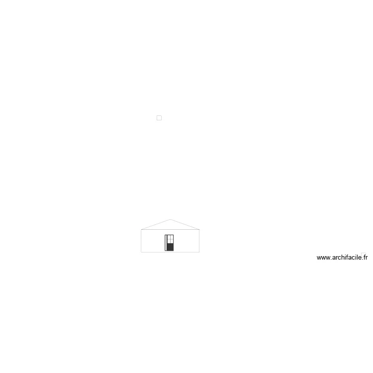 FACADE SUD. Plan de 