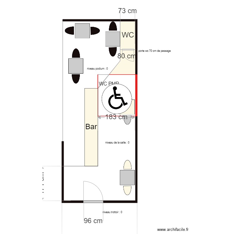 au plaiz here travaux. Plan de 0 pièce et 0 m2