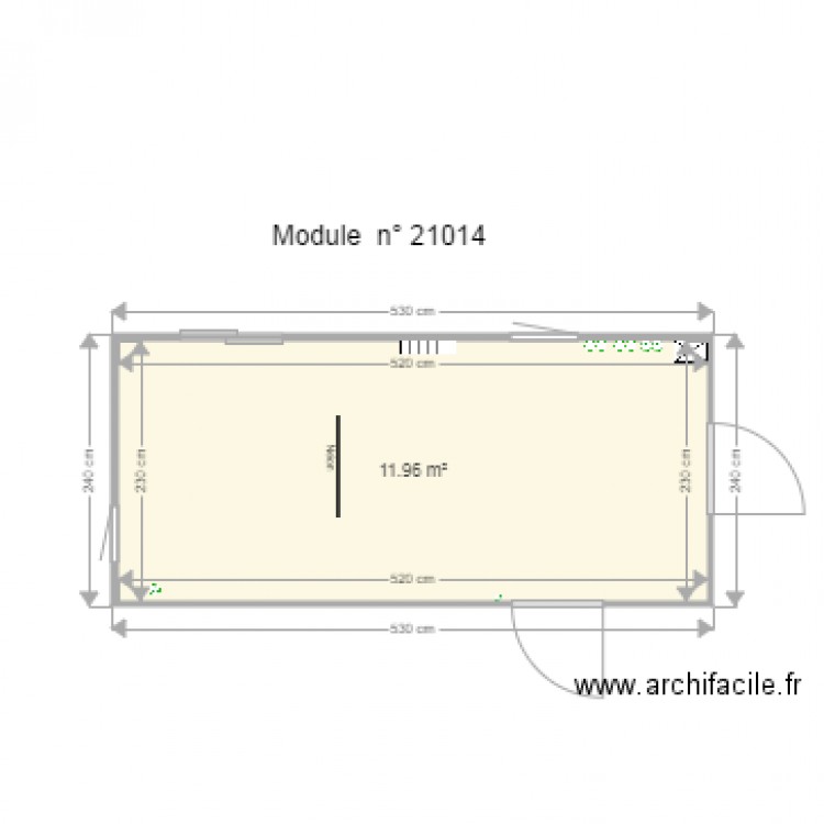 Module 21014. Plan de 0 pièce et 0 m2