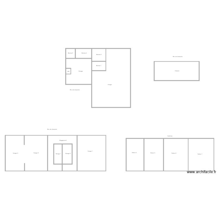 boulzicourt hangar. Plan de 0 pièce et 0 m2