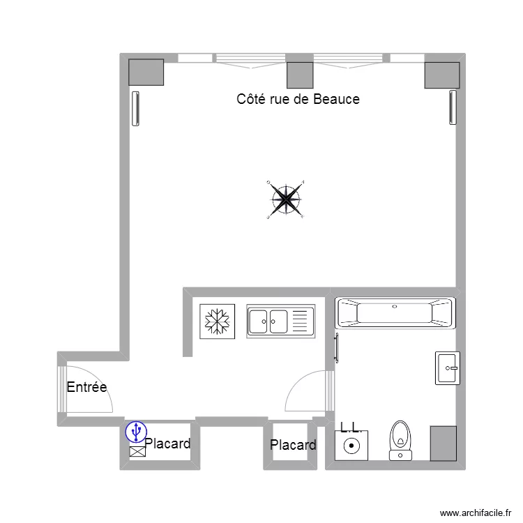 6 Beauce. Plan de 
