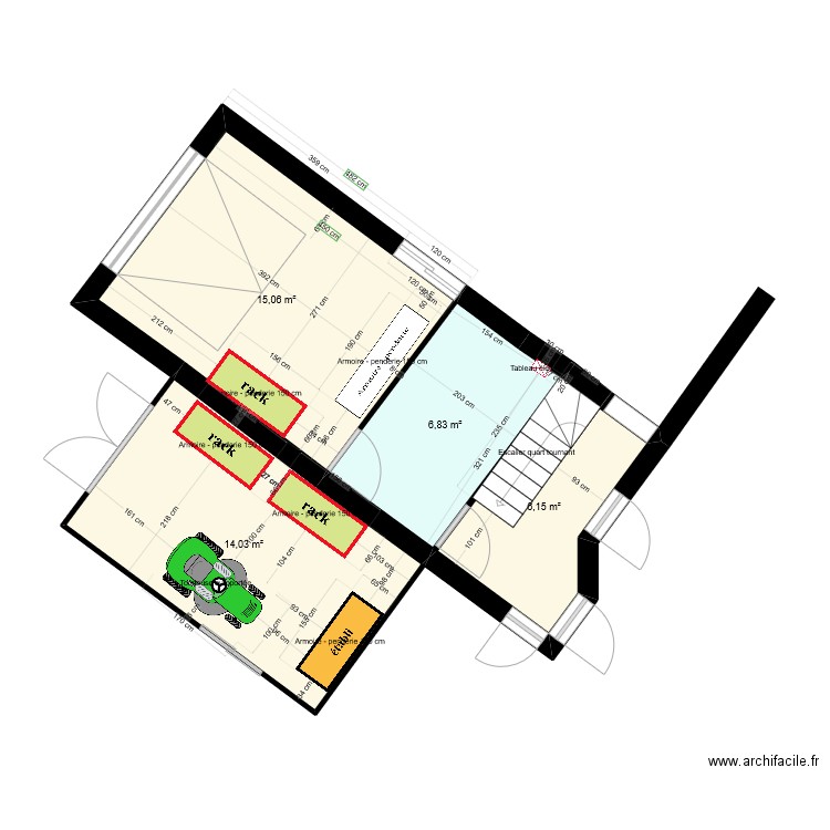 ETOILE garage abri de jardin BIS. Plan de 0 pièce et 0 m2