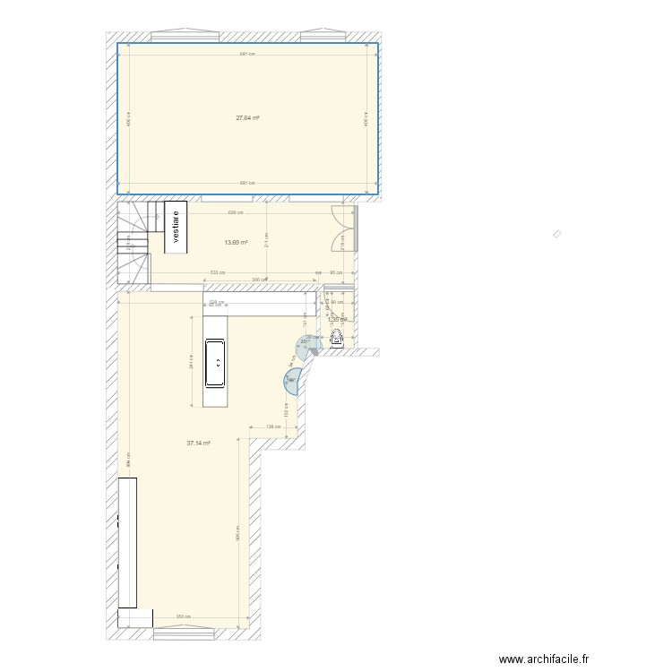 R 1 GARIBOLDI. Plan de 0 pièce et 0 m2