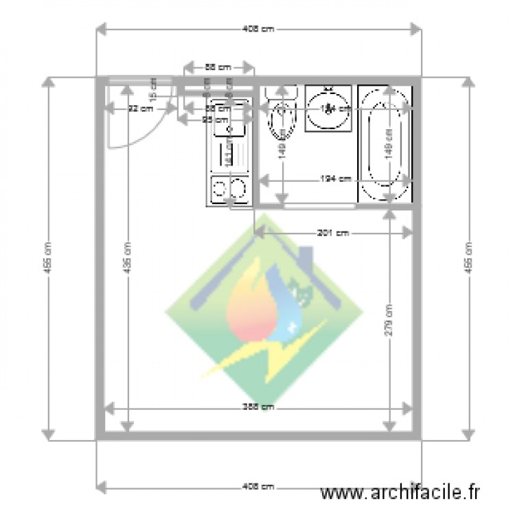 20180329 CLOUET ACTUEL. Plan de 0 pièce et 0 m2