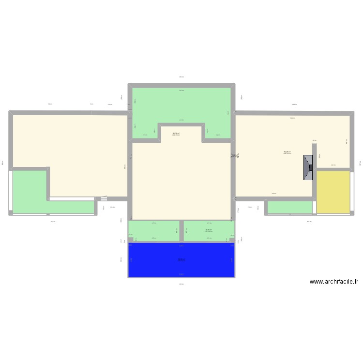 Charpentier. Plan de 10 pièces et 336 m2