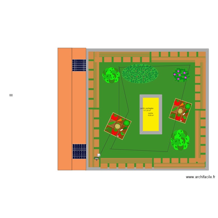 EMMA MELIS. Plan de 2 pièces et 119 m2