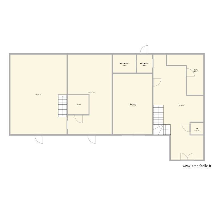 depot. Plan de 0 pièce et 0 m2