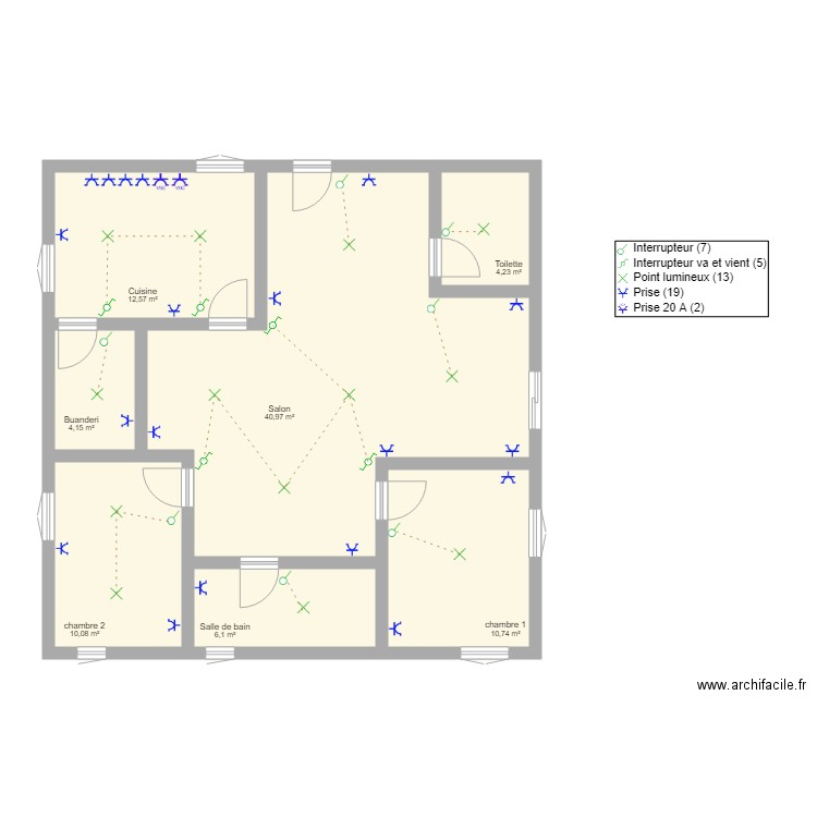 MyHouse. Plan de 0 pièce et 0 m2