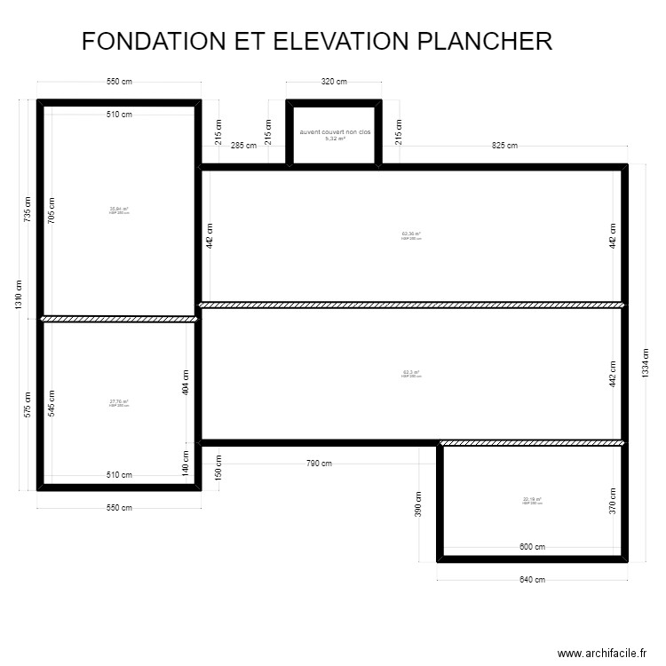 PCMI 2.1   CHEMIN DU PRE LONG MENUISERIE. Plan de 6 pièces et 216 m2