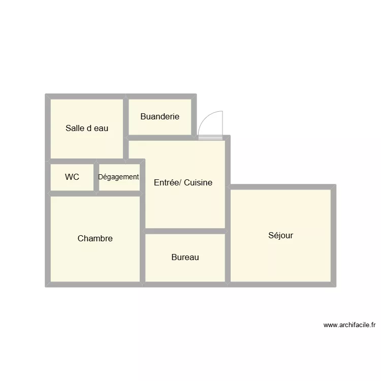 2503 PERRAUD. Plan de 