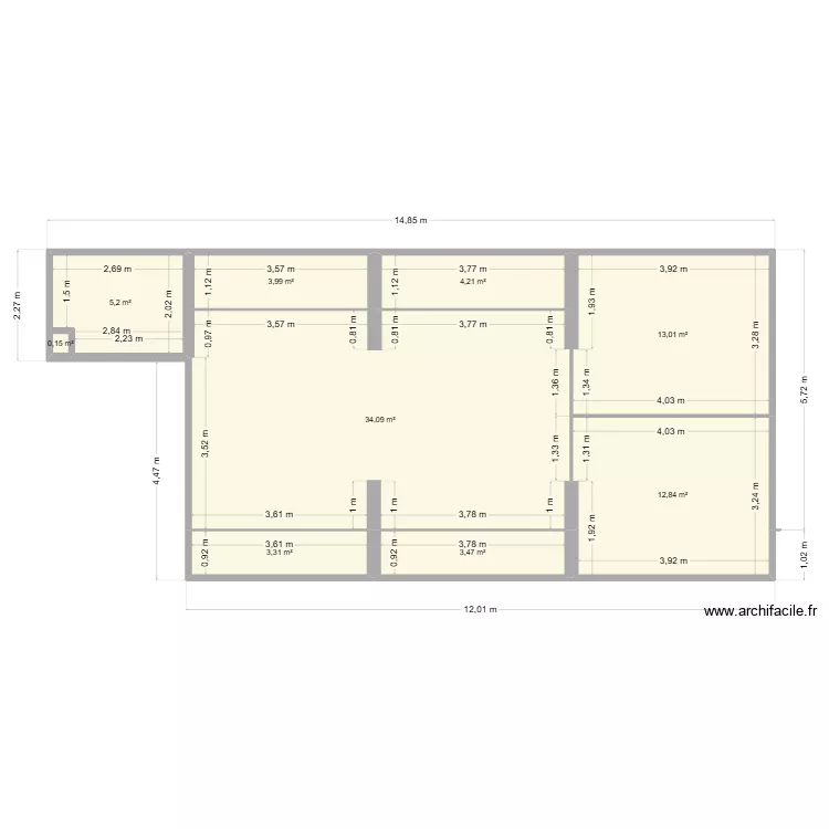 combles TER VV. Plan de 