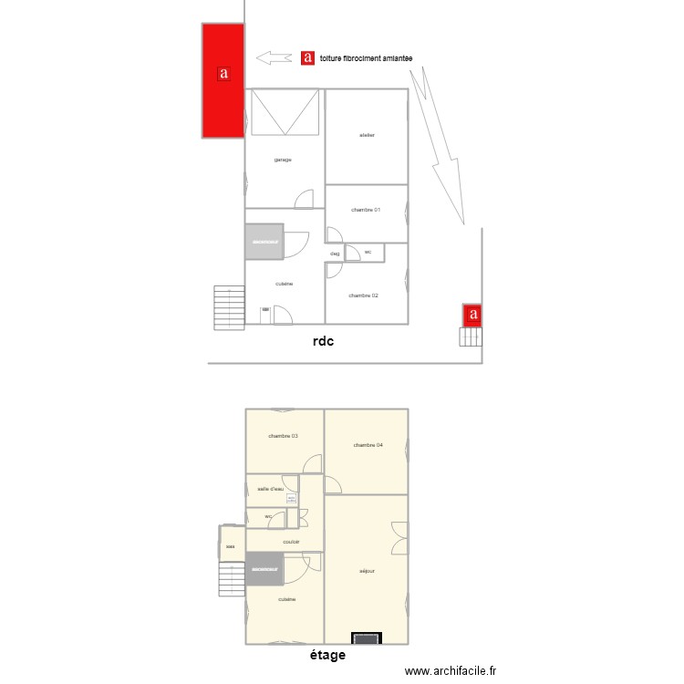 pechereau. Plan de 0 pièce et 0 m2