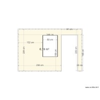 CLOISON SALLE DE BAINS AVEC CHASSIS PANORAMIQUE