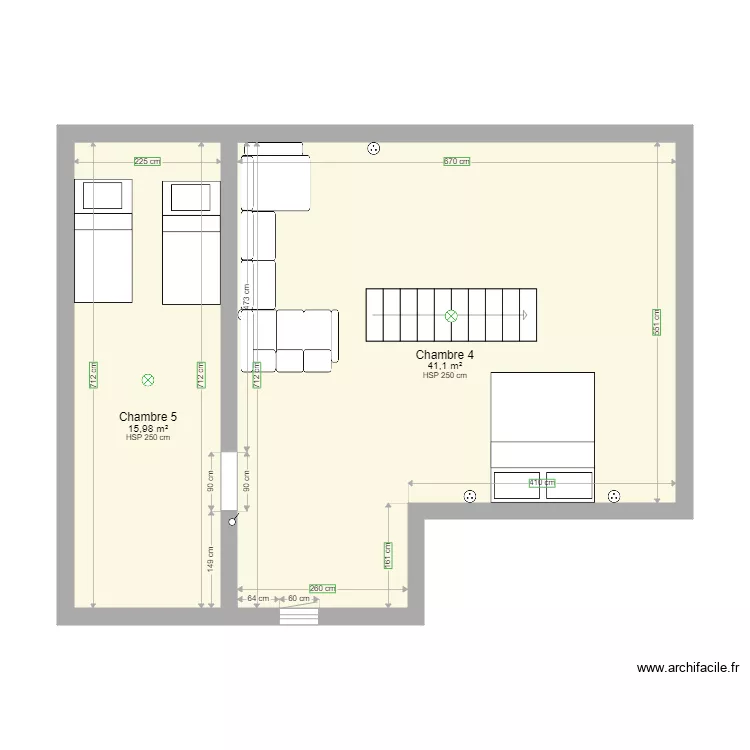 1er 2 corps de logis. Plan de 1er 2 corps de logis. Plan de