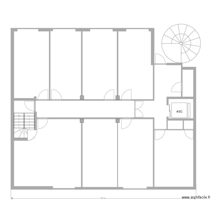 Pasteur RH R4. Plan de 0 pièce et 0 m2