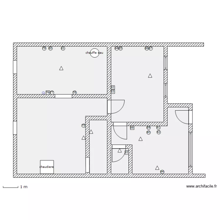 Ligny sous sol electricite. Plan de 