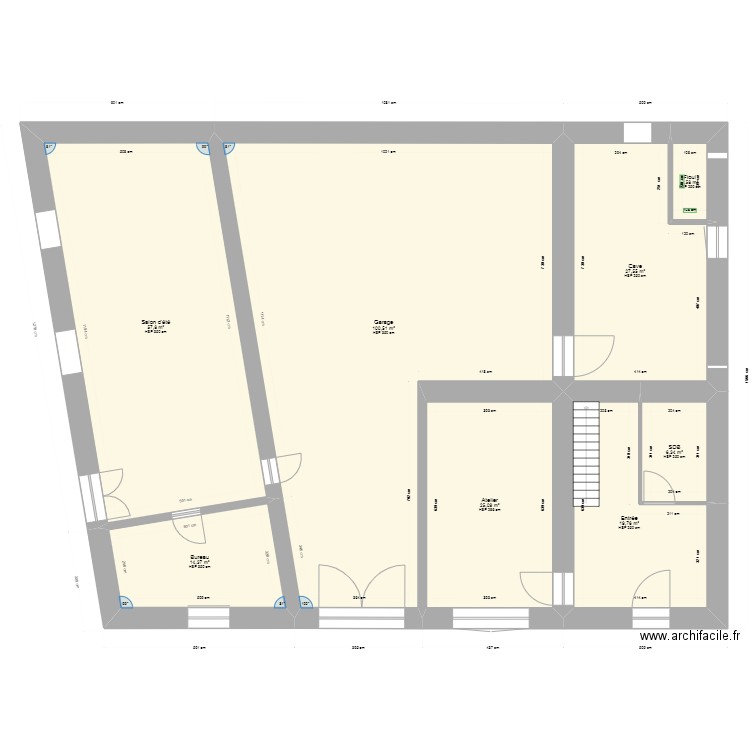 Maison RDC. Plan de 0 pièce et 0 m2
