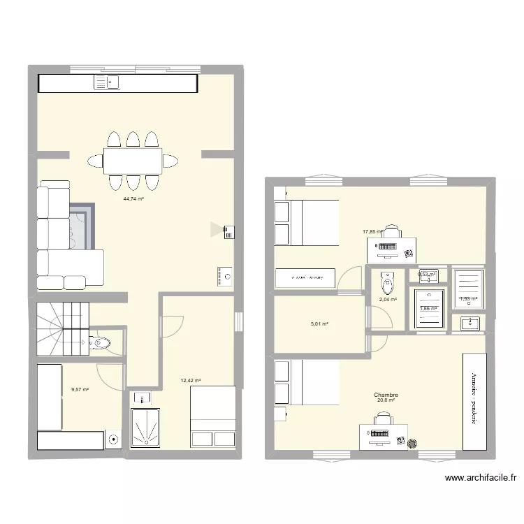 Ma maison. Plan de 