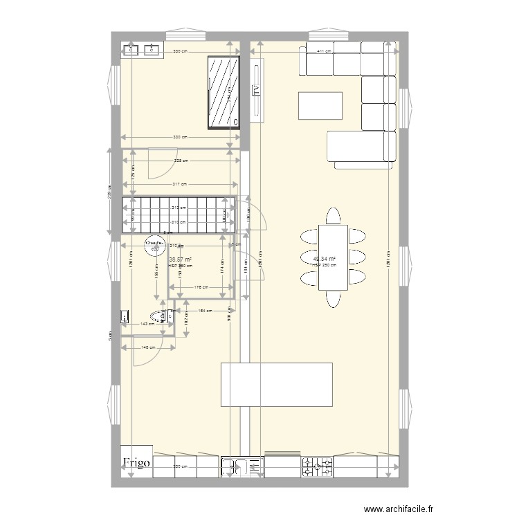 MAISON. Plan de 0 pièce et 0 m2