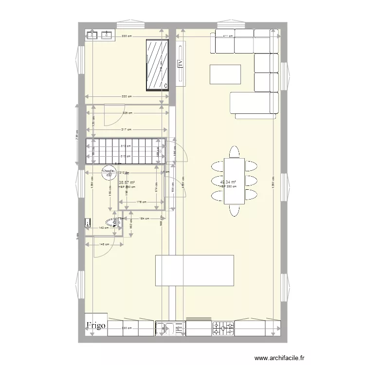 MAISON. Plan de 