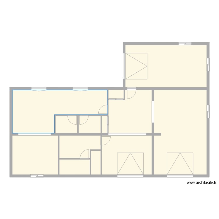 maison actuelle plan rdc. Plan de 0 pièce et 0 m2