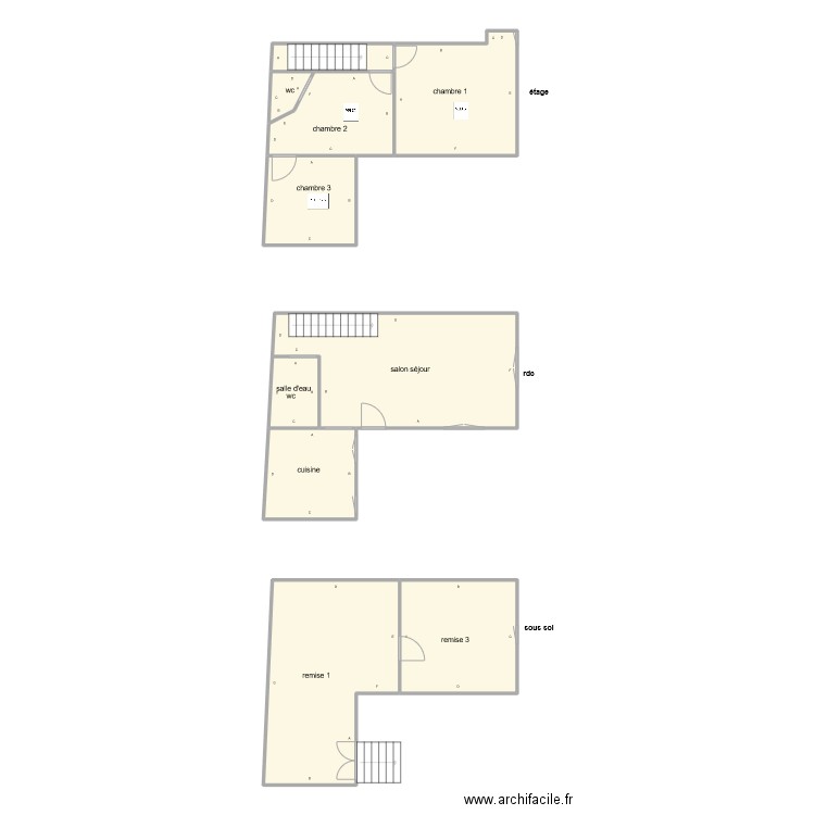 sci jlgs pb 1186. Plan de 10 pièces et 115 m2